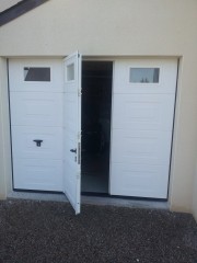Porte de garage avec portillon - Penestin 56